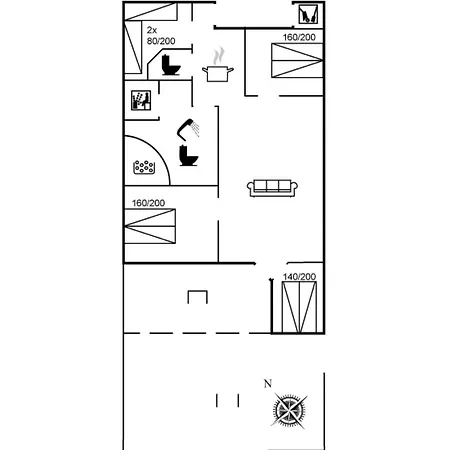 Hithin - 800m From The Sea By Interhome *